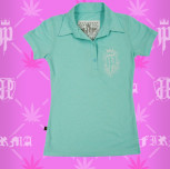 Polo damskie jasno-niebieskie