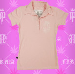 Polo damskie różowe